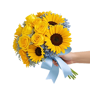 Golden Sunflower Bouquet