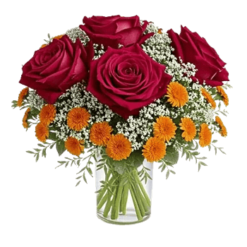 Crimson Blossom Harmony