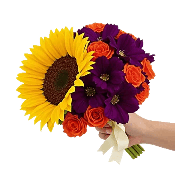 Golden Sunflower Bouquet