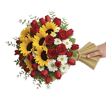 Golden Sunflower Bouquet