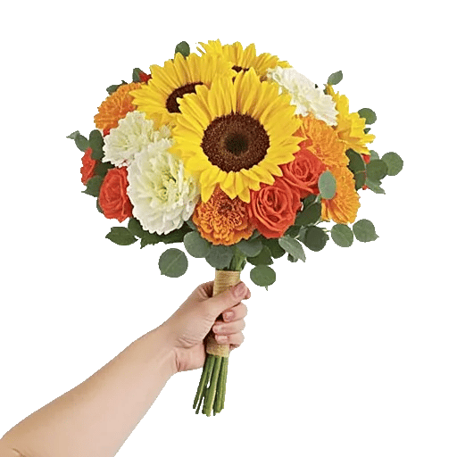 Golden Sunflower Bouquet