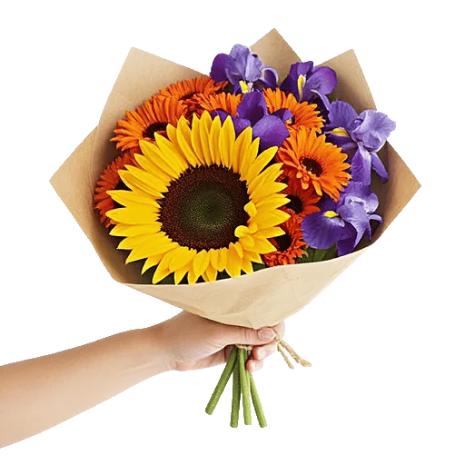 Golden Sunflower Bouquet