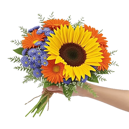 Golden Sunflower Bouquet