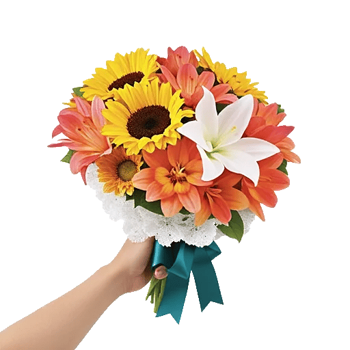 Golden Sunflower Bouquet