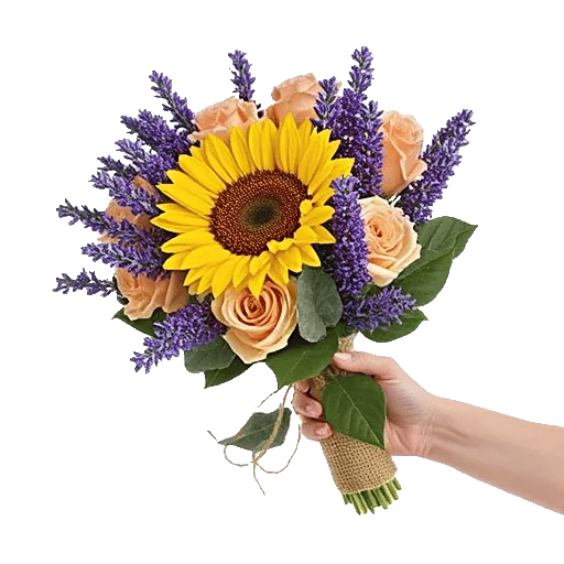 Golden Sunflower Bouquet