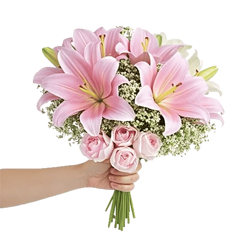 Graceful Lily Display