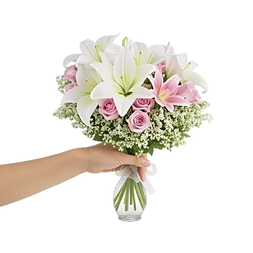 Graceful Lily Display