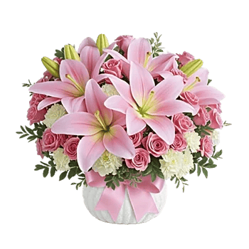 Graceful Lily Display