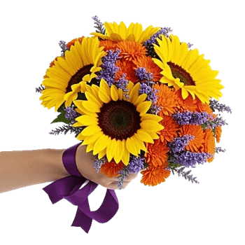 Golden Sunflower Bouquet