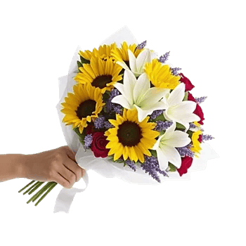 Golden Sunflower Bouquet