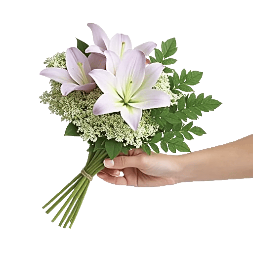 Graceful Lily Display