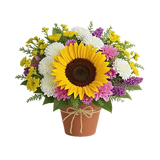 Amber Sunflower Glow