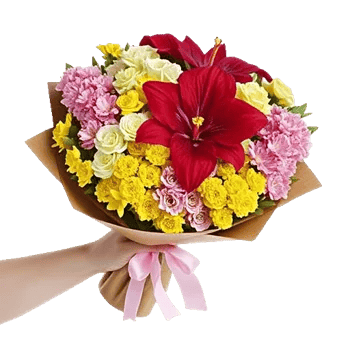 Crimson Blossom Harmony