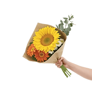 Golden Sunflower Bouquet