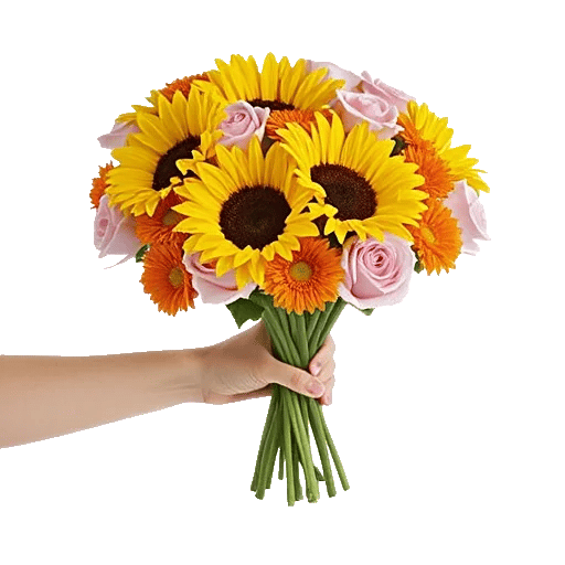 Golden Sunflower Bouquet