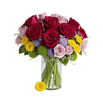 Crimson Blossom Harmony