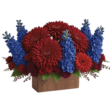 Deep Red Blossoms