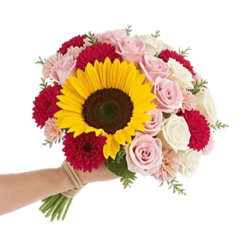 Golden Sunflower Bouquet