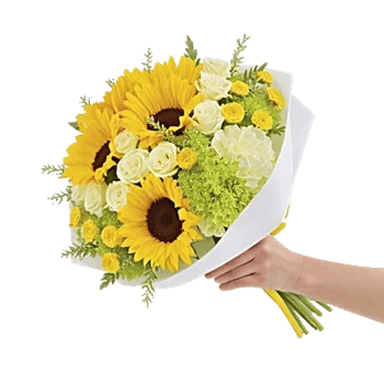Golden Sunflower Bouquet