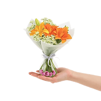 Graceful Lily Display