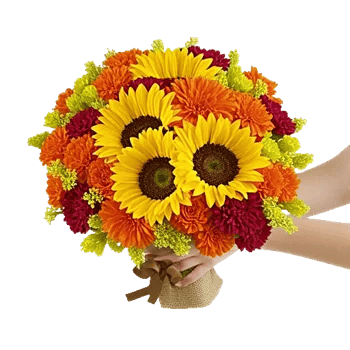Golden Sunflower Bouquet