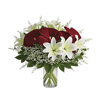 Crimson Blossom Harmony