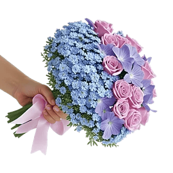 Elegant Blue Roses
