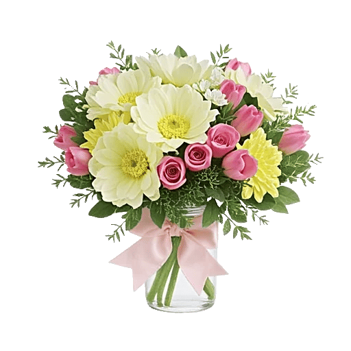 Blush Romantic Centerpiece