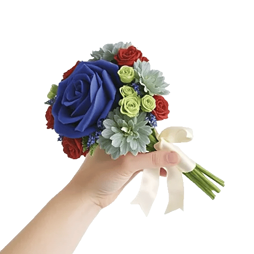 Elegant Blue Roses