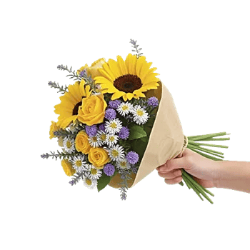 Golden Sunflower Bouquet