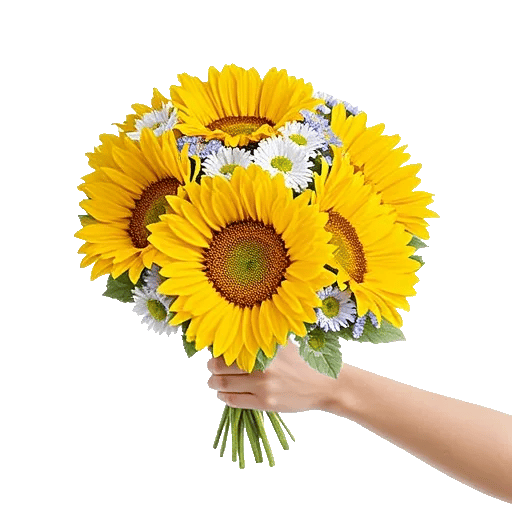 Golden Sunflower Bouquet
