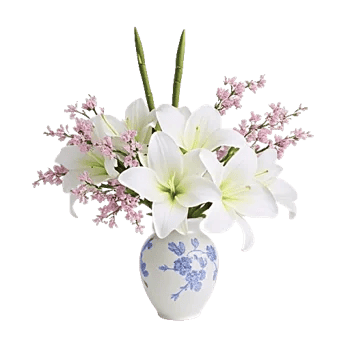 Graceful Lily Display