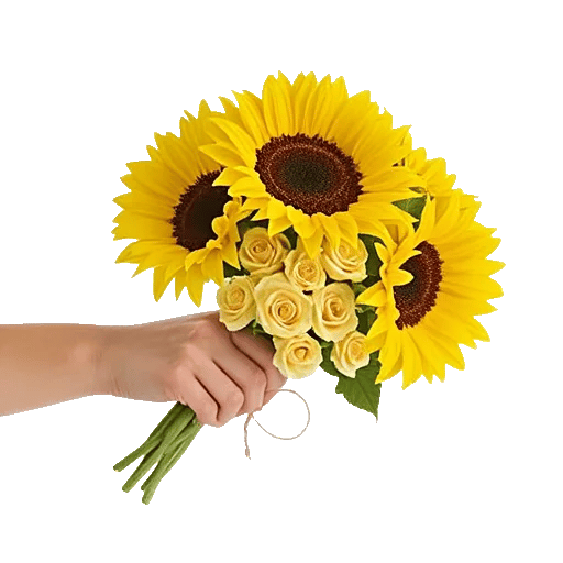 Golden Sunflower Bouquet