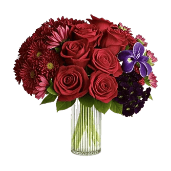 Crimson Blossom Harmony