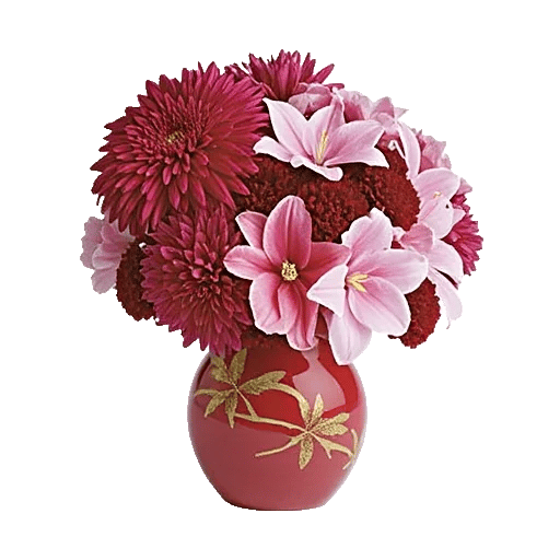 Crimson Blossom Harmony