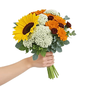 Golden Sunflower Bouquet