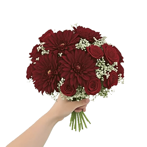 Crimson Blossom Harmony