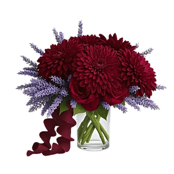 Crimson Blossom Harmony