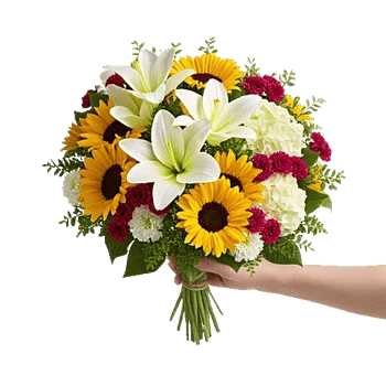 Graceful Lily Display