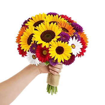 Golden Sunflower Bouquet