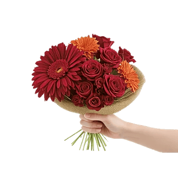 Deep Red Blossoms