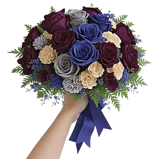 Elegant Blue Roses