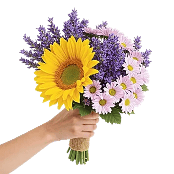 Golden Sunflower Bouquet