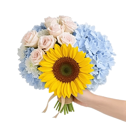 Golden Sunflower Bouquet