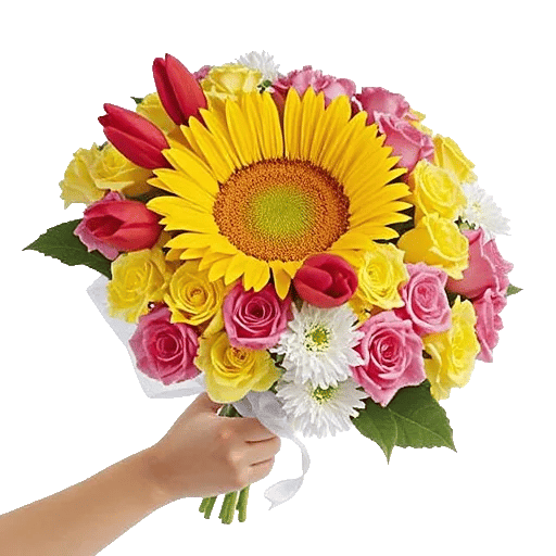 Golden Sunflower Bouquet