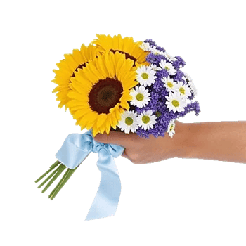 Golden Sunflower Bouquet