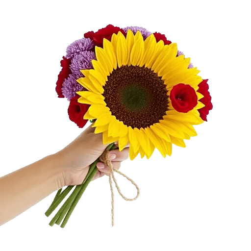 Golden Sunflower Bouquet