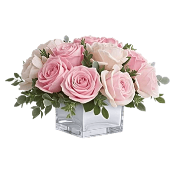Blush Romantic Centerpiece