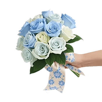Elegant Blue Roses