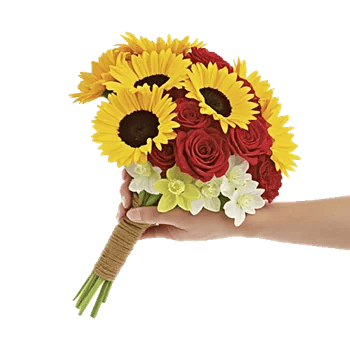 Golden Sunflower Bouquet